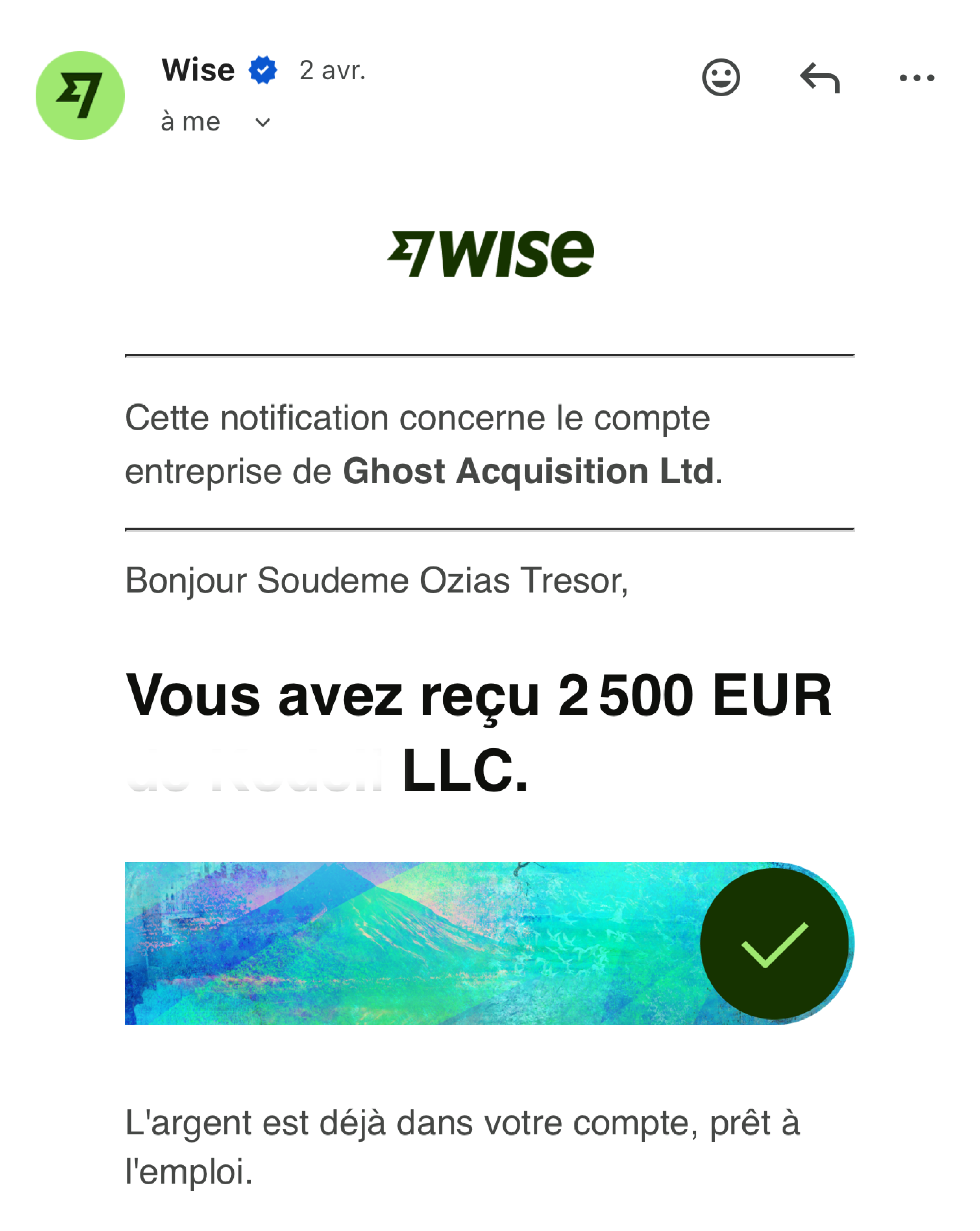 Détail des transactions